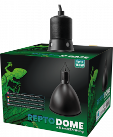Repto Dome E27 Fitting 14 cm Zwart - 8715897353413, R2300015