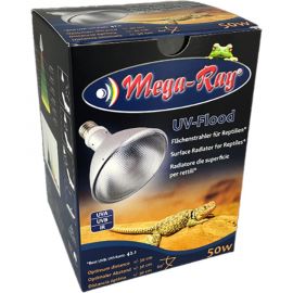 HID UV warmtelamp voor reptielen kopen? Mega-Ray HID FLOOD lamp 50W | 110050F | 4050644501117
