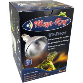 HID UV warmtelamp voor reptielen kopen? Mega-Ray HID FLOOD lamp 70W | 110070F | 4050644501216