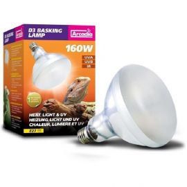 Reptielen UV & warmtelamp (combinatielamp) nodig? Arcadia - D3 UV Basking Lamp - 160 Watt kopen? | RSMA160E27 | 844046013286