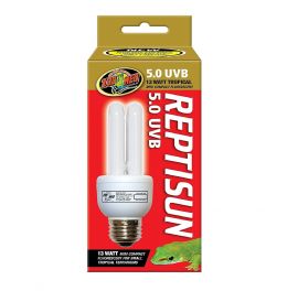 Reptisun 5.0 Compact UVB Lamp - 13 Watt - Terramania.nl