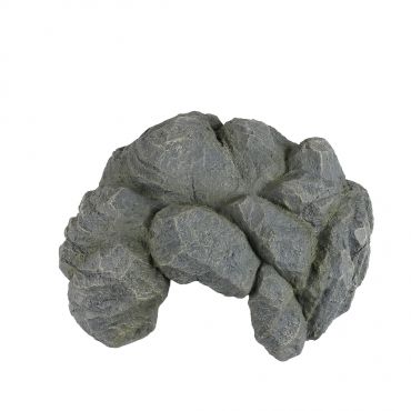 Reptile Rock Cave Large, Antraciet
