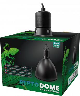 Repto Dome E27 Fitting 14 cm Zwart - 8715897353413, R2300015