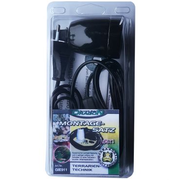 Dragon Keramische fitting met bevestigingsmateriaal, zwart, 4038501002151, GIE911