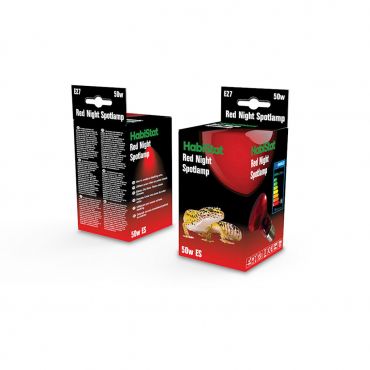 Goedkopen infrarood warmtelamp kopen? HabiStat Red Night Spotlamp, 50 Watt | HBR50 | 5027407014091