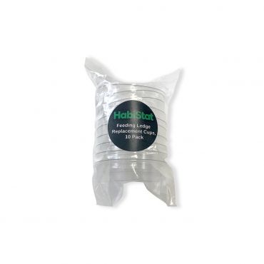 Goedkoop HabiStat Feeding Ledge Replacement Cups, Pack of 10 kopen | HSFLC10 | 5027407014756