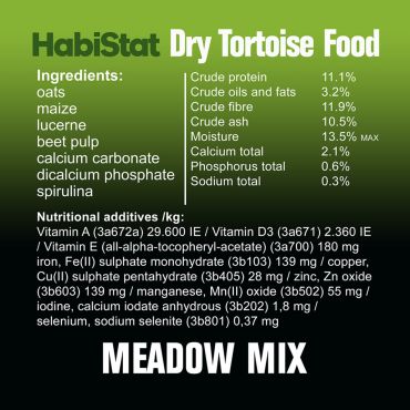 Dry Tortoise Food, Meadow Mix 200g