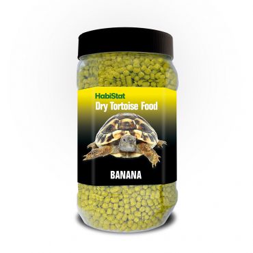 Droogvoer voor landschildpadden kopen? HabiStat Dry Tortoise Food, Banana 400g | HSTFB400 | 5027407014374